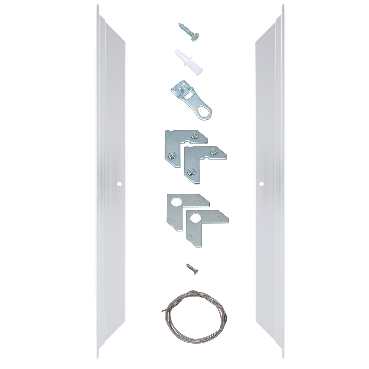 Creative Mark Illusions Metal Floating Frame Kit Pairs for Canvas - Two Sides - Metal Frame Kit for 7/8 inch Deep Canvases - For Gallery Wall, Art Panels, Modern Décor